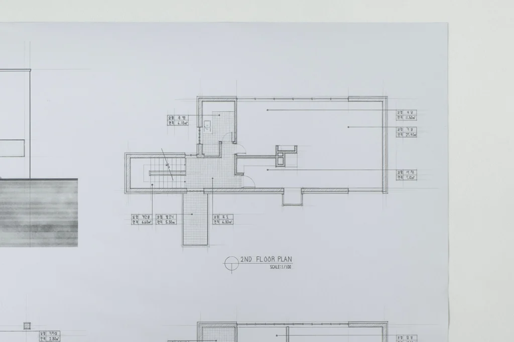 写図 : 빌라 베스누스 2층 평면도