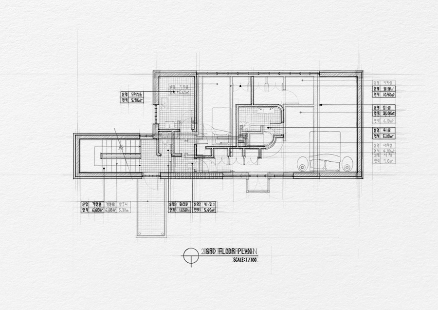 写図 : 빌라 베스누스(1922) - Le Corbusier